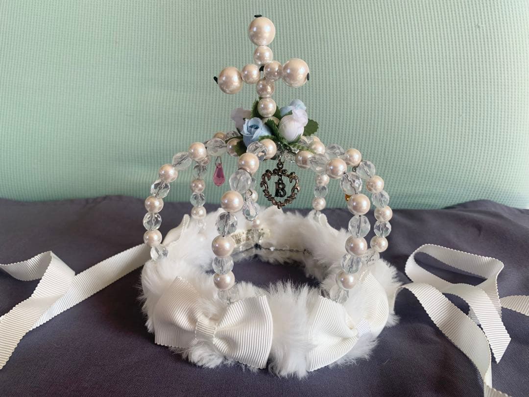 ベイビーザスターズシャインブライト　王冠　クラウン　ヘッドドレス はわせドールワンピース＆ヘッドドレスセット 王冠がま口Bag | BABY