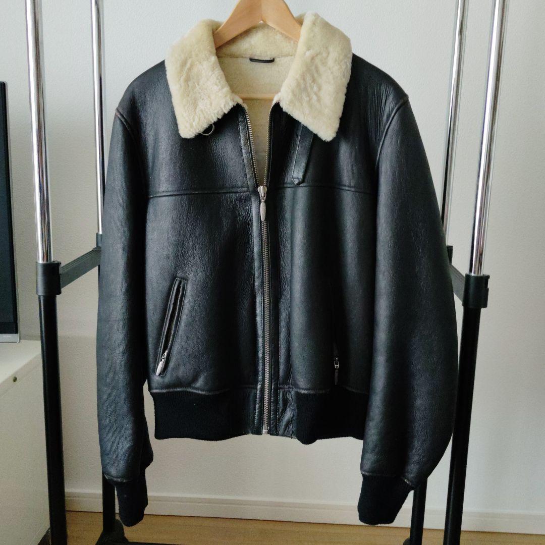 Stewart　ムートンジャケット　黒 made in standard（メイドインスタンダード） ムートンジャケット