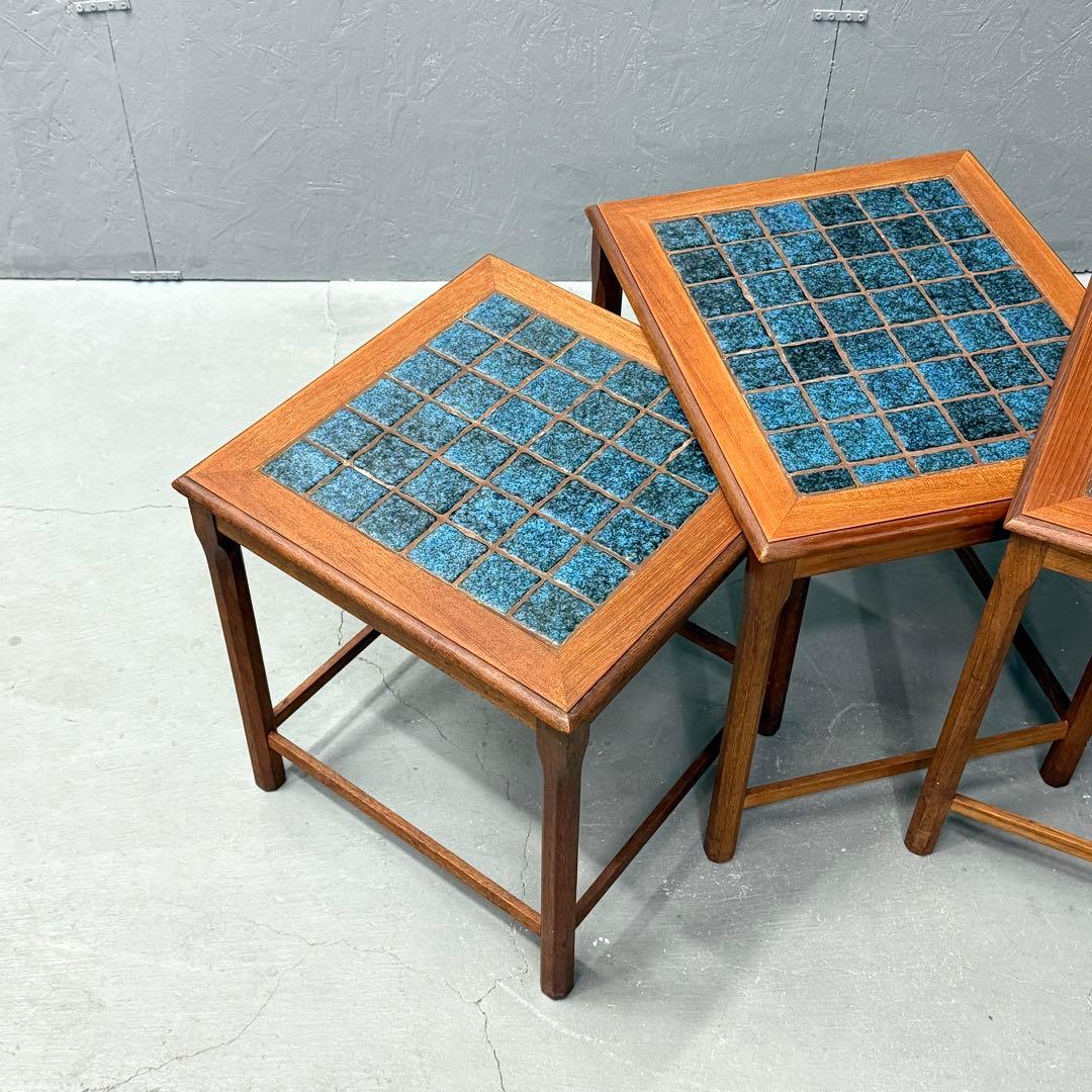 北欧デンマーク ヴィンテージ タイルトップ テストテーブル (502