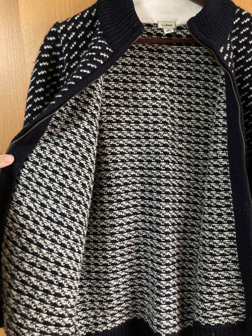 L.L.Bean バーズアイ　ドライバーズニット