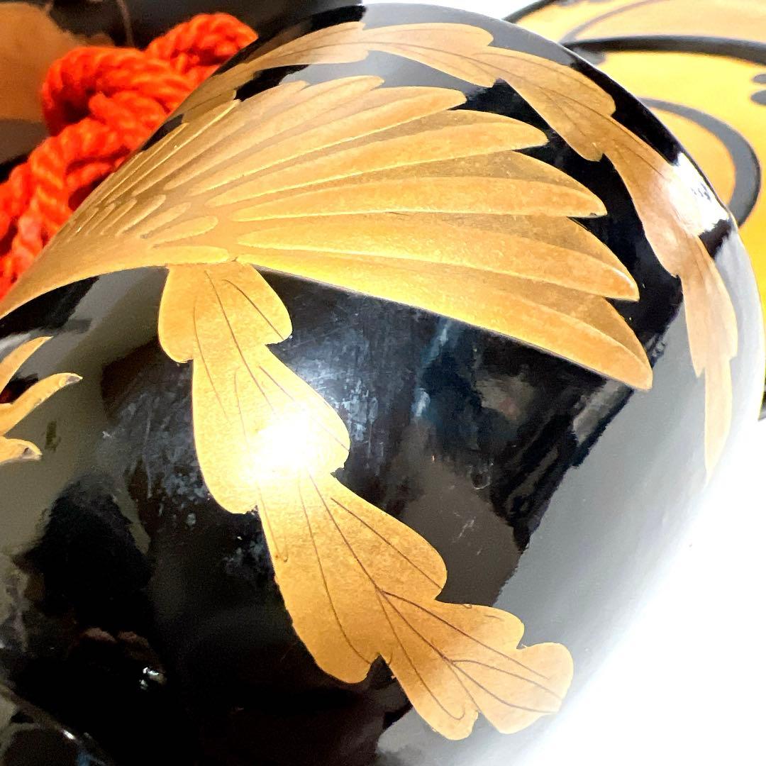 蔵出し・希少】鼓 蒔絵 小鼓 胴 和楽器 漆塗り 伝統芸能 能 歌舞伎 鳳凰