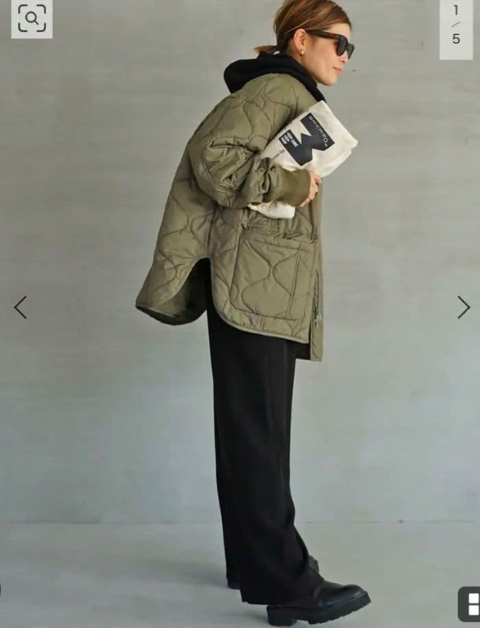 DEUXIEME CLASSE CALUX QUILTED JACKET カーキ 即日発送可能 新品未使用 タグ有り CALUX QUILTED JACKET deuxieme