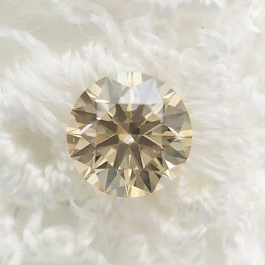 0.298ct Light Brown VS-1 Good ブラウンダイヤルース