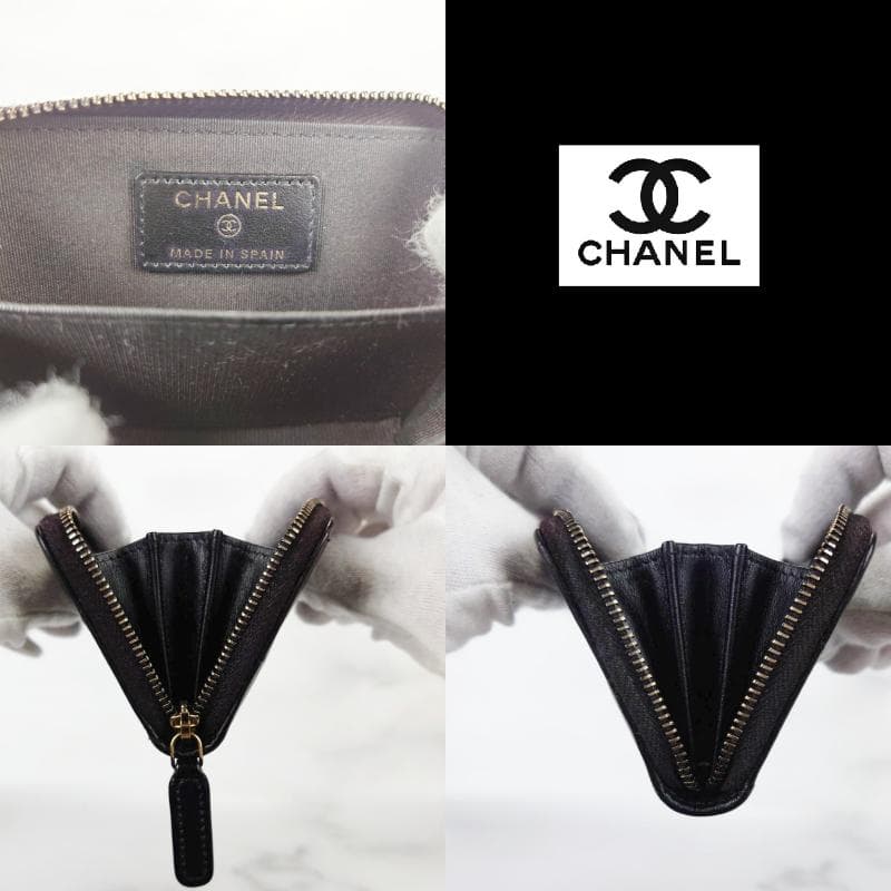 レンティー様専用】超美品 ラムスキンCHANEL19 マトラッセ コイン