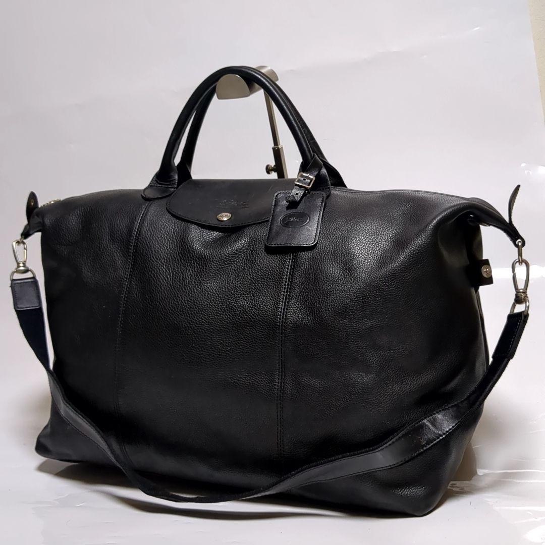 ✨ロンシャン✨プリアージュ キュイール トートバッグ 2way レザー ブラック ロンシャン ル プリアージュ キュイール レザー 2WAYハンドバッグ