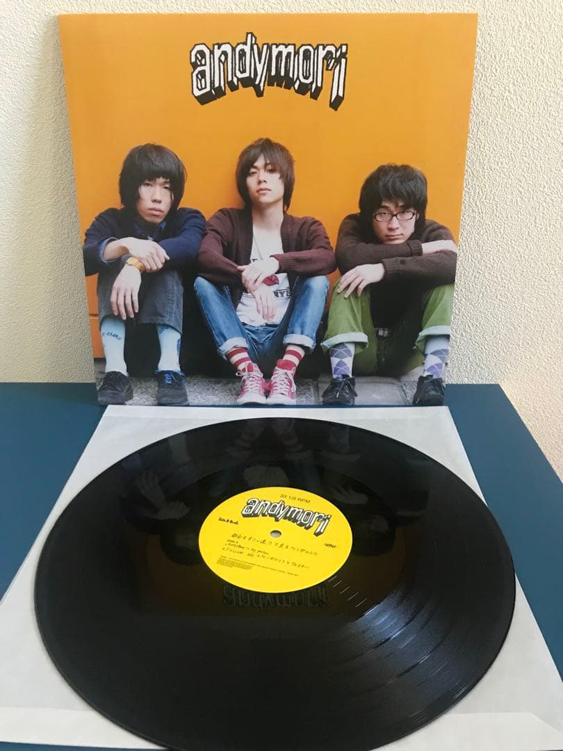 andymori 都会をすごい速さで走るベンガルトラ 12インチレコード 初版