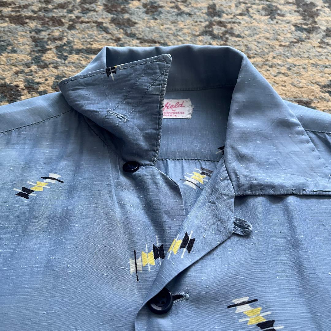 50s レーヨン シャツ アトミック カスリ ヴィンテージ 検 60s - メルカリ