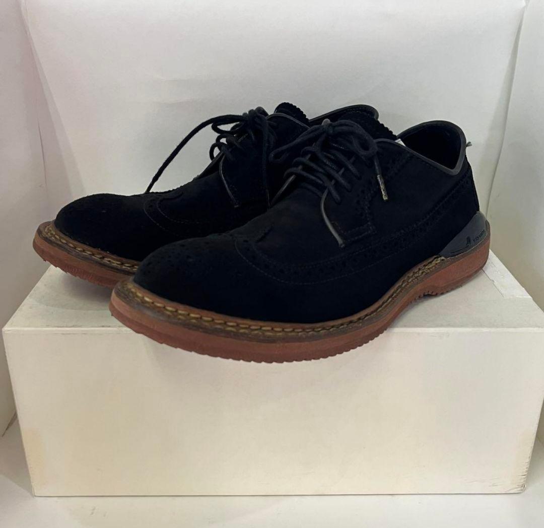 VISVIM PATRICAN WT-FOLK BLACK 9 27cm相当 VISVIM PATRICAN WT-FOLK BLACK 9 27cm相当 visvim PATRICIAN WT-FOLK