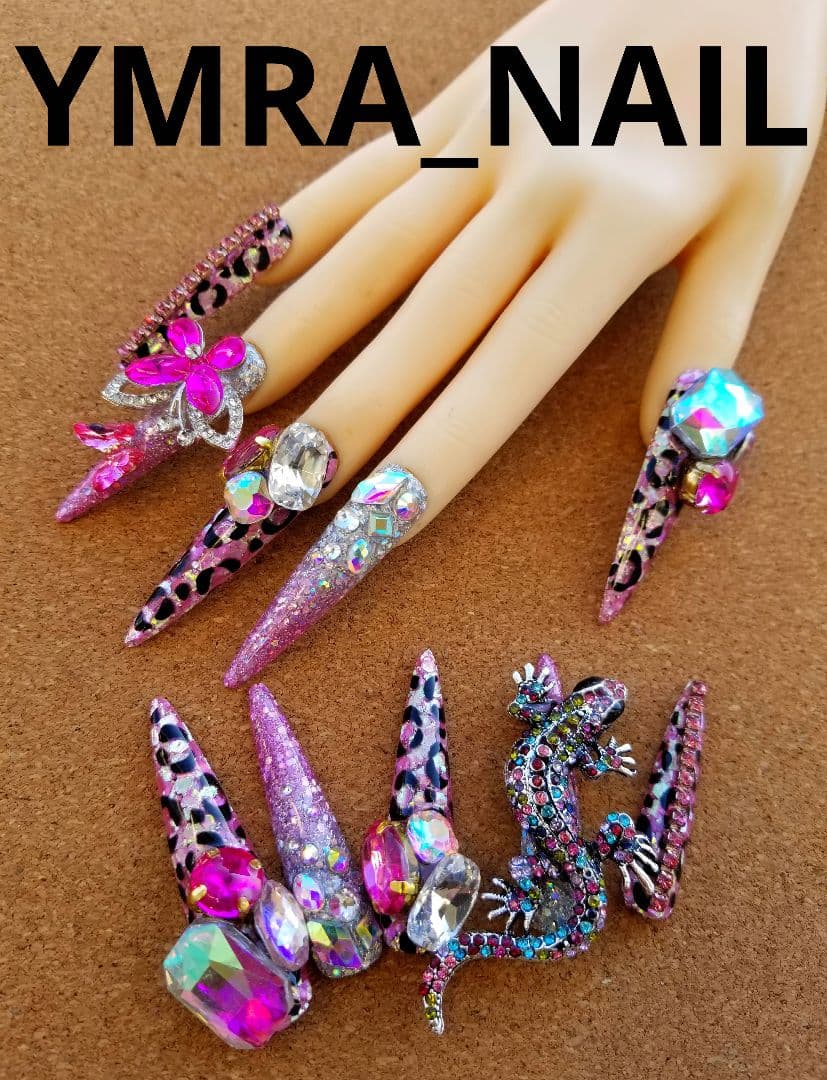 超鬼ロングネイル ギャルネイルチップ No.143 - メルカリ