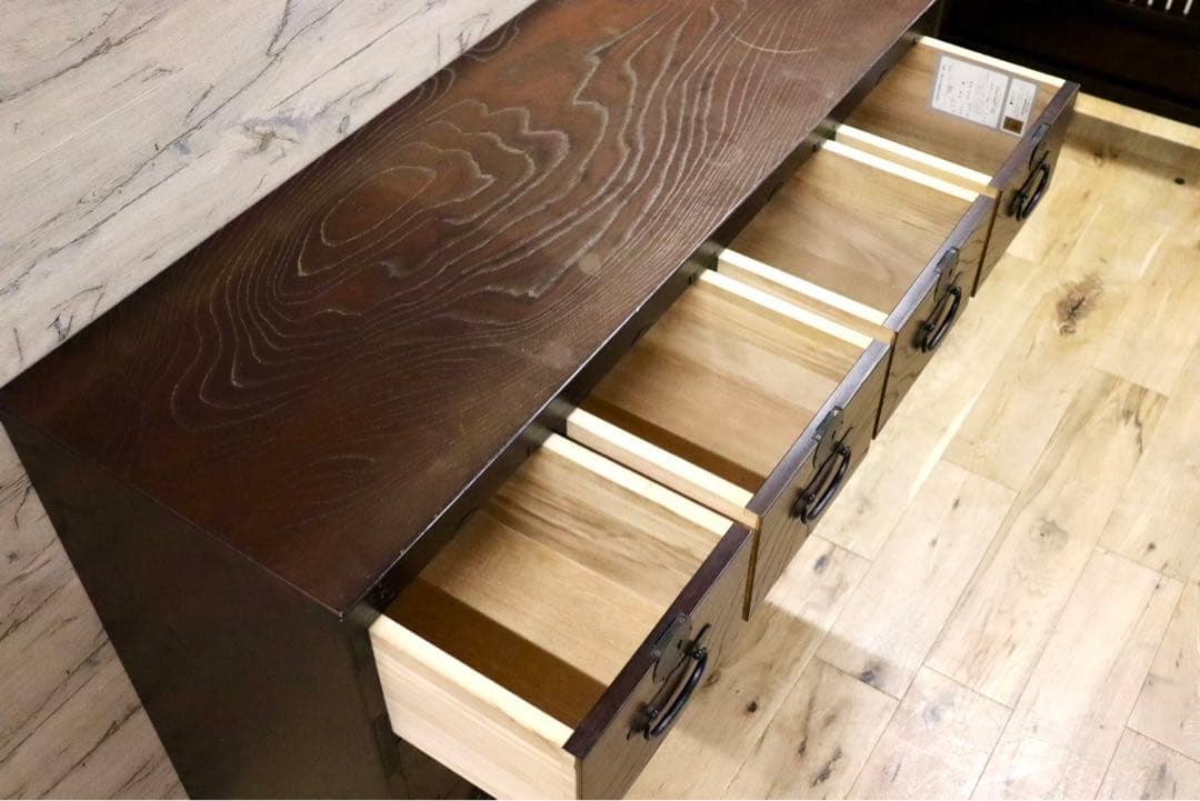 GMHS158A○青木産業 江戸 整理箪笥 時代箪笥 チェスト 整理タンス 和