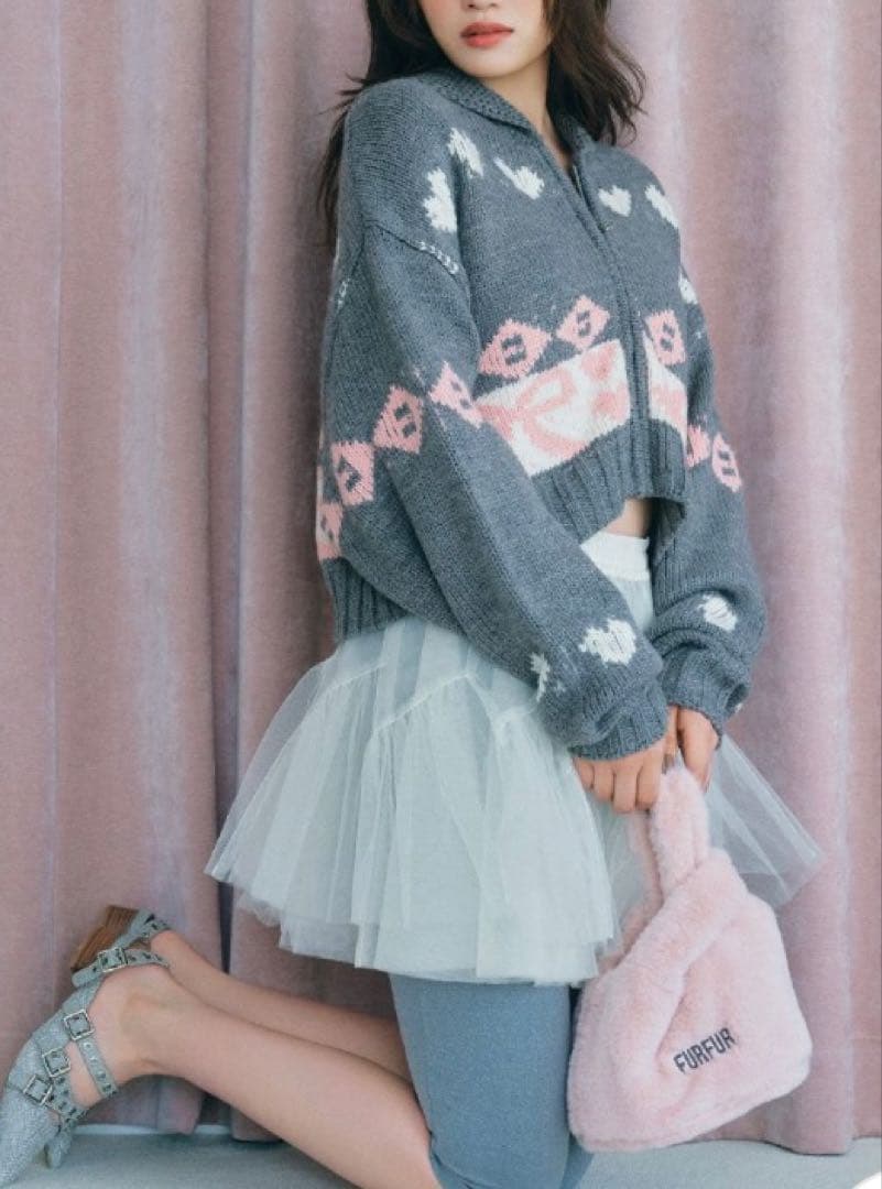 FURFUR リボンカウチンニットカーディガン FURFUR｜リボンカウチンニットカーディガン | Rakuten Fashion(楽天