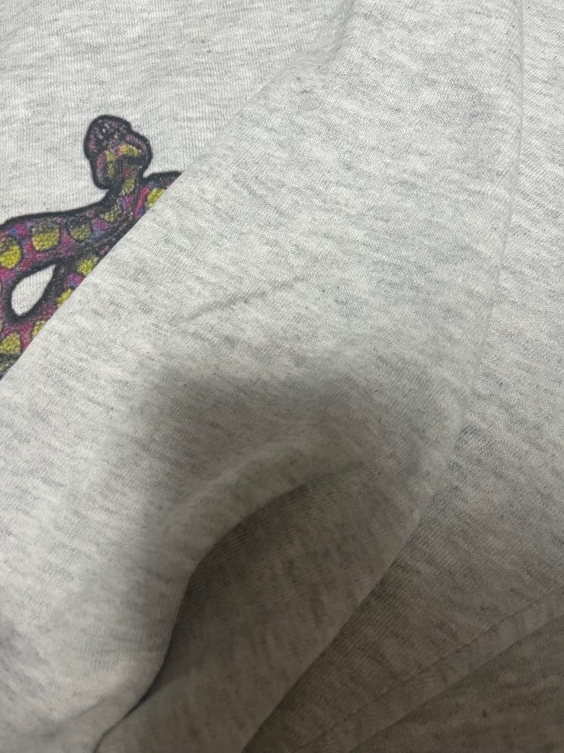 ☆《L》USA製 マルボロ　スネークパス　スウェット　霜降りホワイトグレー