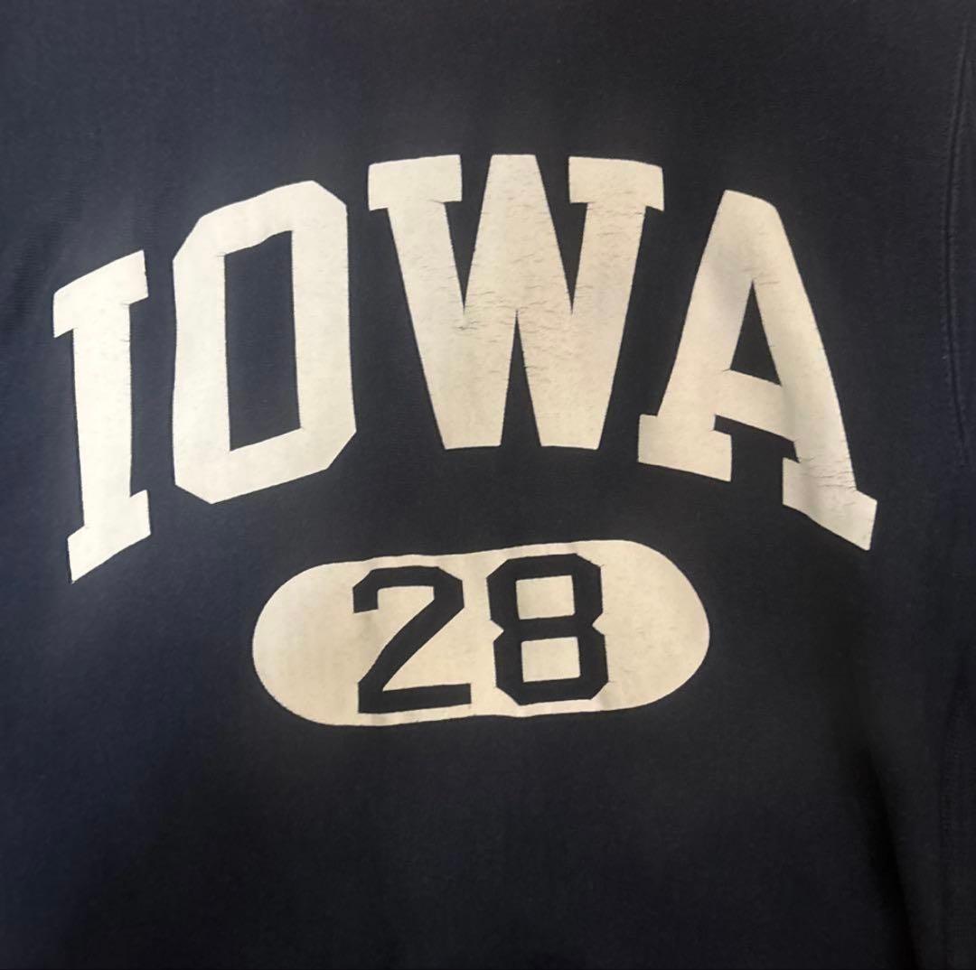 チャンピオンリバースウィーブ Champion Iowa 28スウェットネイビー