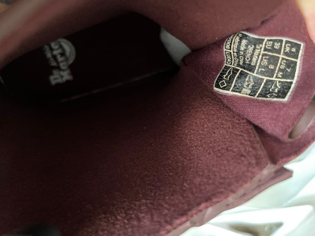 新品未使用タグ付】廃盤ドクターマーチンレインブーツチェリーレッド