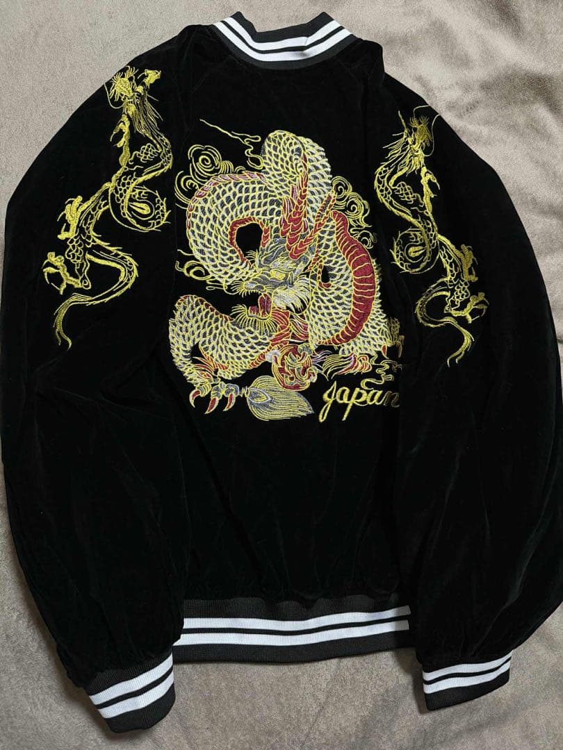 別珍 未使用 MOON EYES 龍 日本限定 スカジャン unisex 美品 - メルカリ