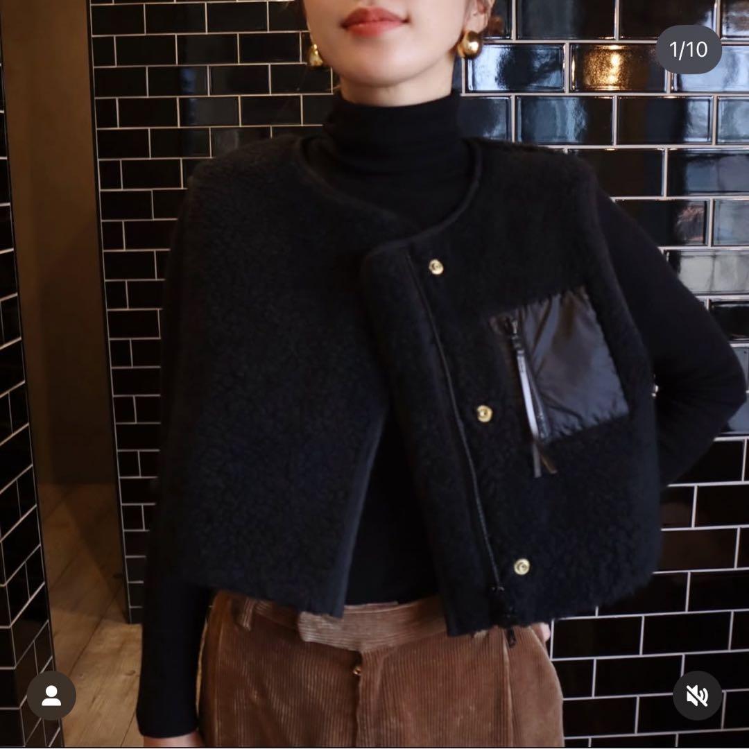 新品タグ付き　epa リバーシブルベスト MEN ハイデンスタフタキルト リバーシブルベスト ブラウン