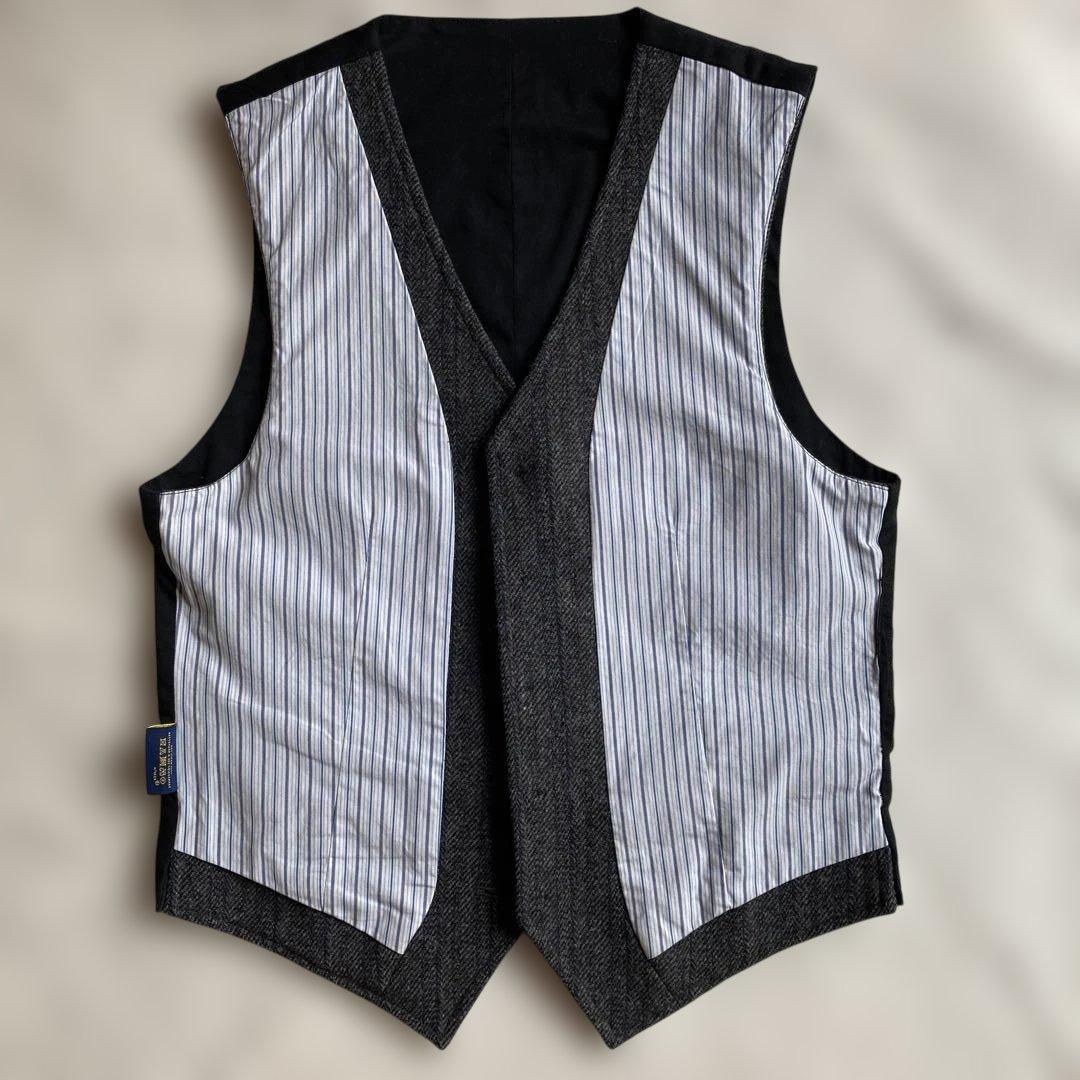 ラルフローレン ラグビー ウール×コットン ベスト スーツベスト S
