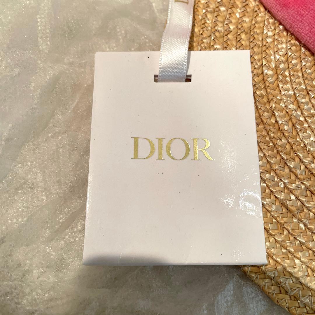 試着のみ baby DIOR サンバイザー キャップ帽子 キッズ - メルカリ