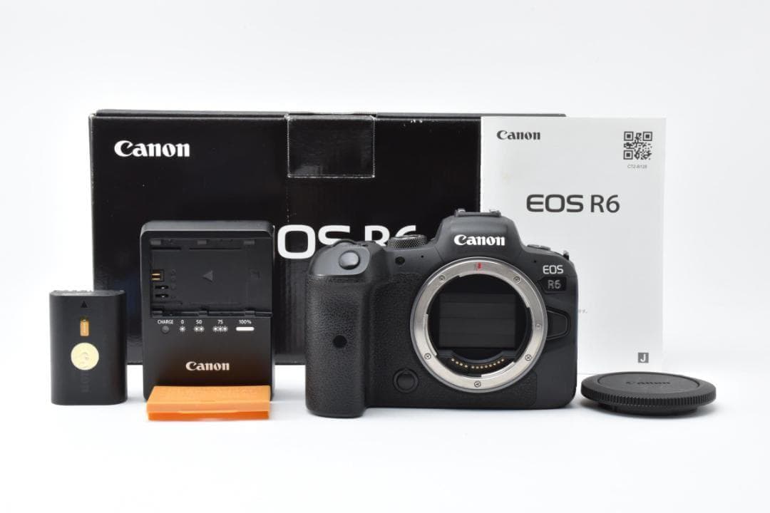 ★美品★ Canon EOS R6 キヤノン フルサイズ ミラーレス一眼カメラ EOS R6 ミラーレス一眼カメラ ブラック EOSR6 [ボディ単体] CANON