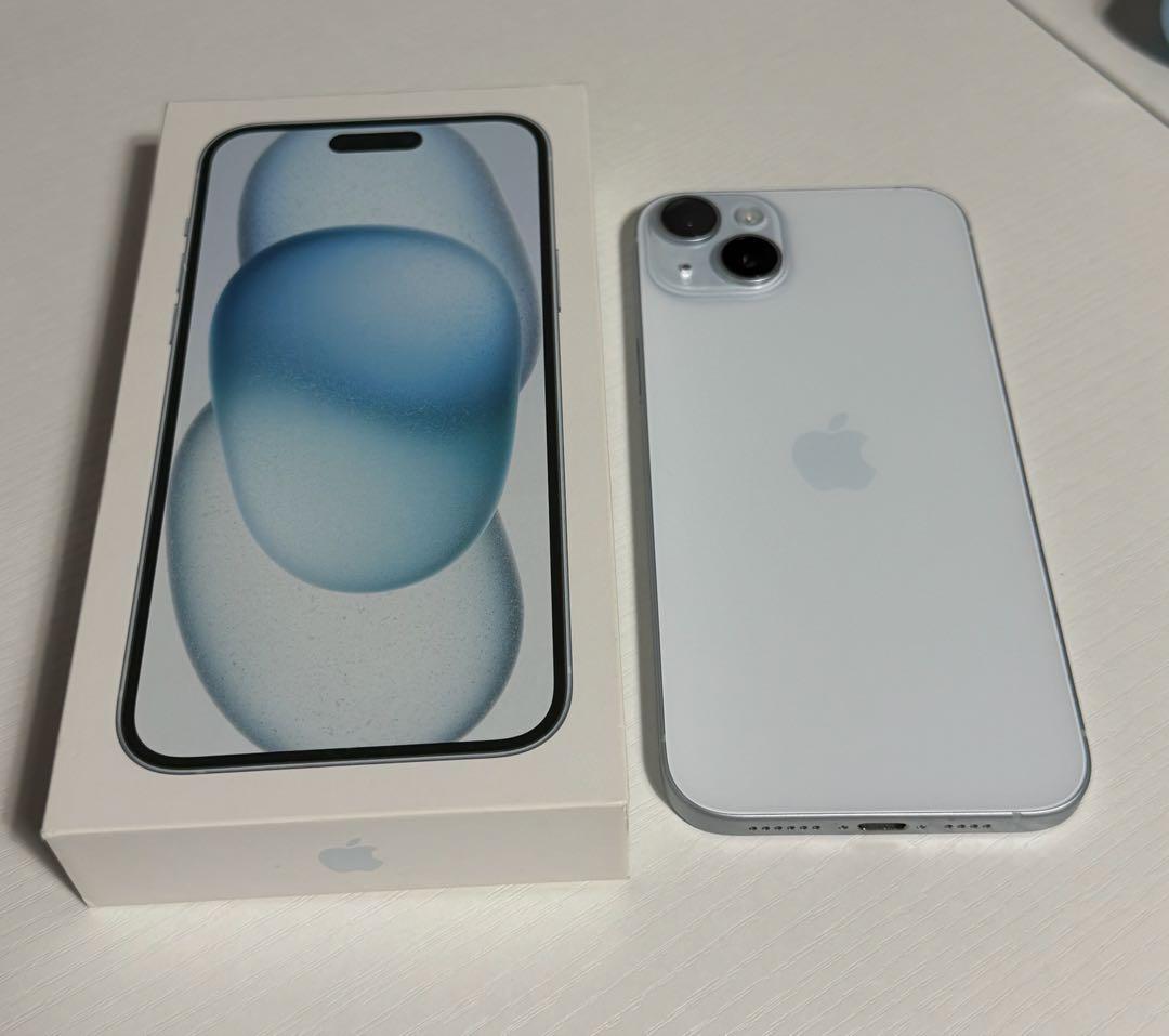 【SIMフリー】Apple iPhone15 Plus 256GB ブルー iPhone 15 Plus 256GB - ブルー（SIMフリー）[整備済製品] - Apple（日本）