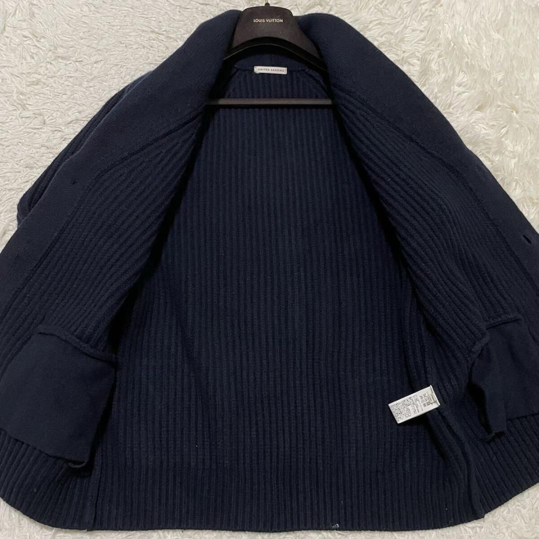 現行モデル ユナイテッドアローズ カシミヤ アゼ ショールカラー