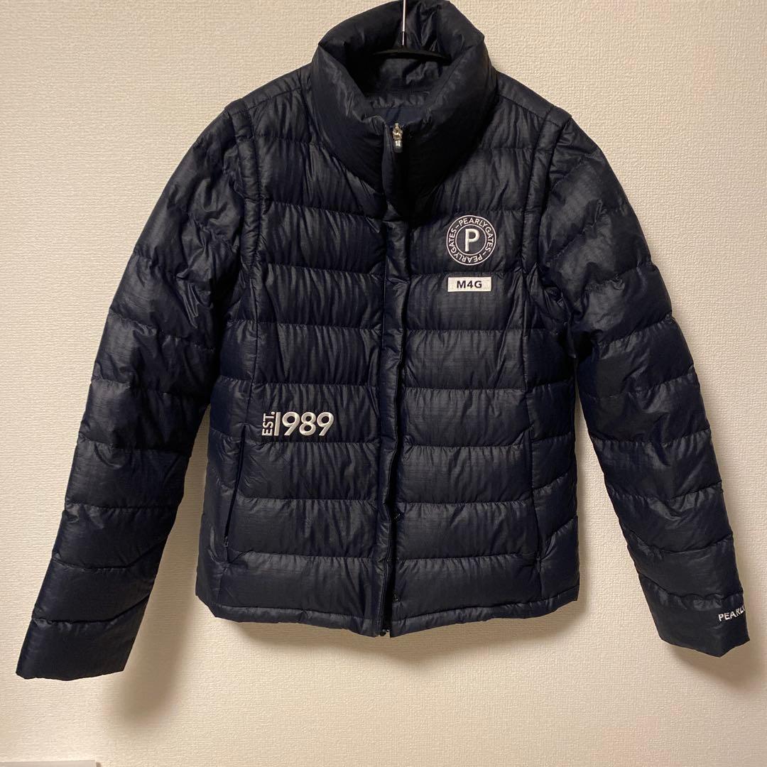 パーリーゲイツ 2024 ダウンジャケット ネイビー - メルカリ