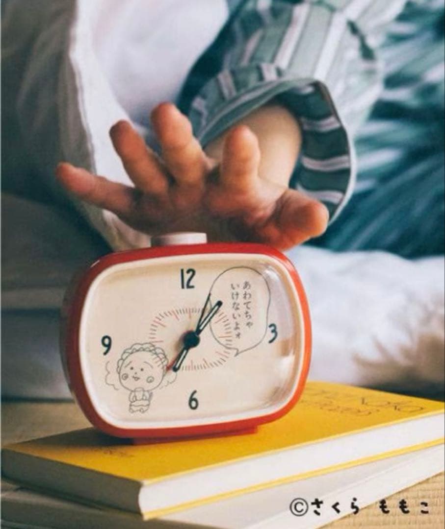 Ze　コジコジ×studioCLIPアラームクロック　クッション　2点 アラームクロック〈COJI‐COJIコラボ〉（置時計）｜studio CLIP