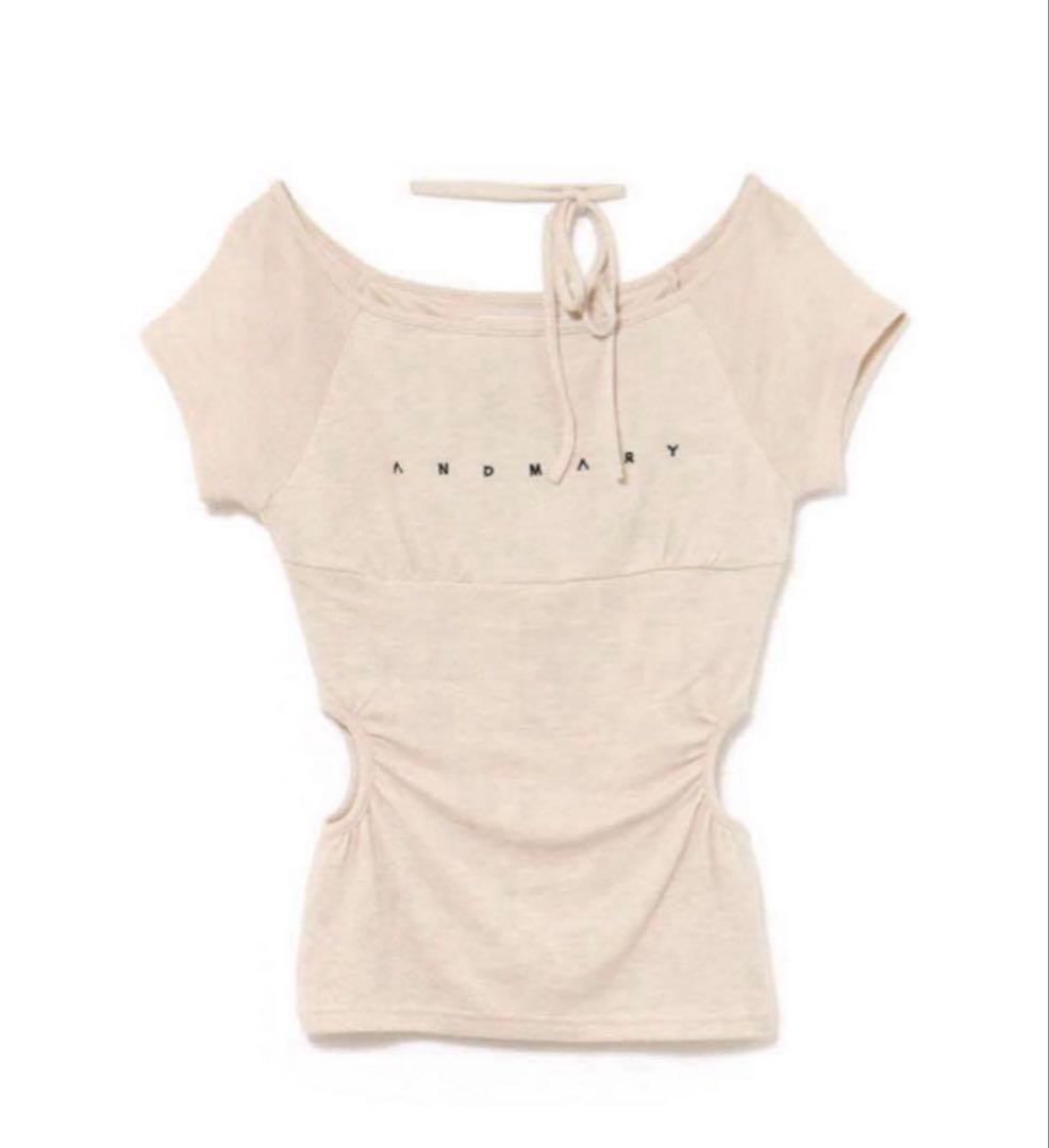 Mary logo ribbon tops andmary アンドマリー - メルカリ