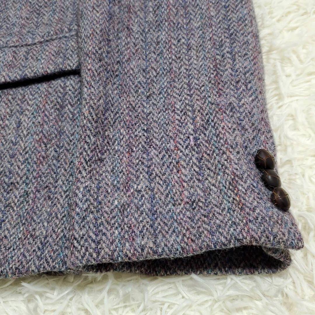 極美品XL リチャードエヴァンス ハリスツイード ウール100 ブレザー