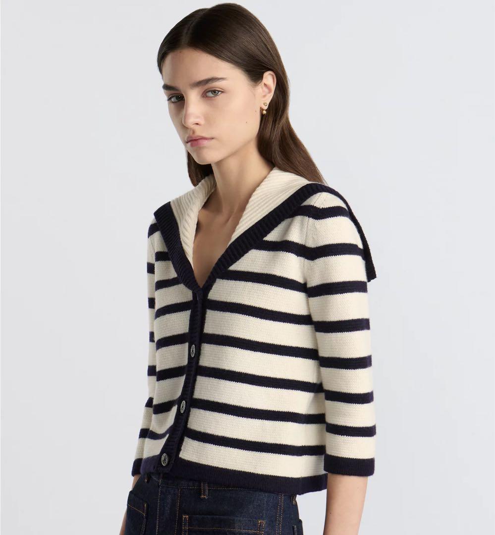 企業ロゴ 「mihoco様」Dior Marinière カーディガン 34サイズD-St Dior