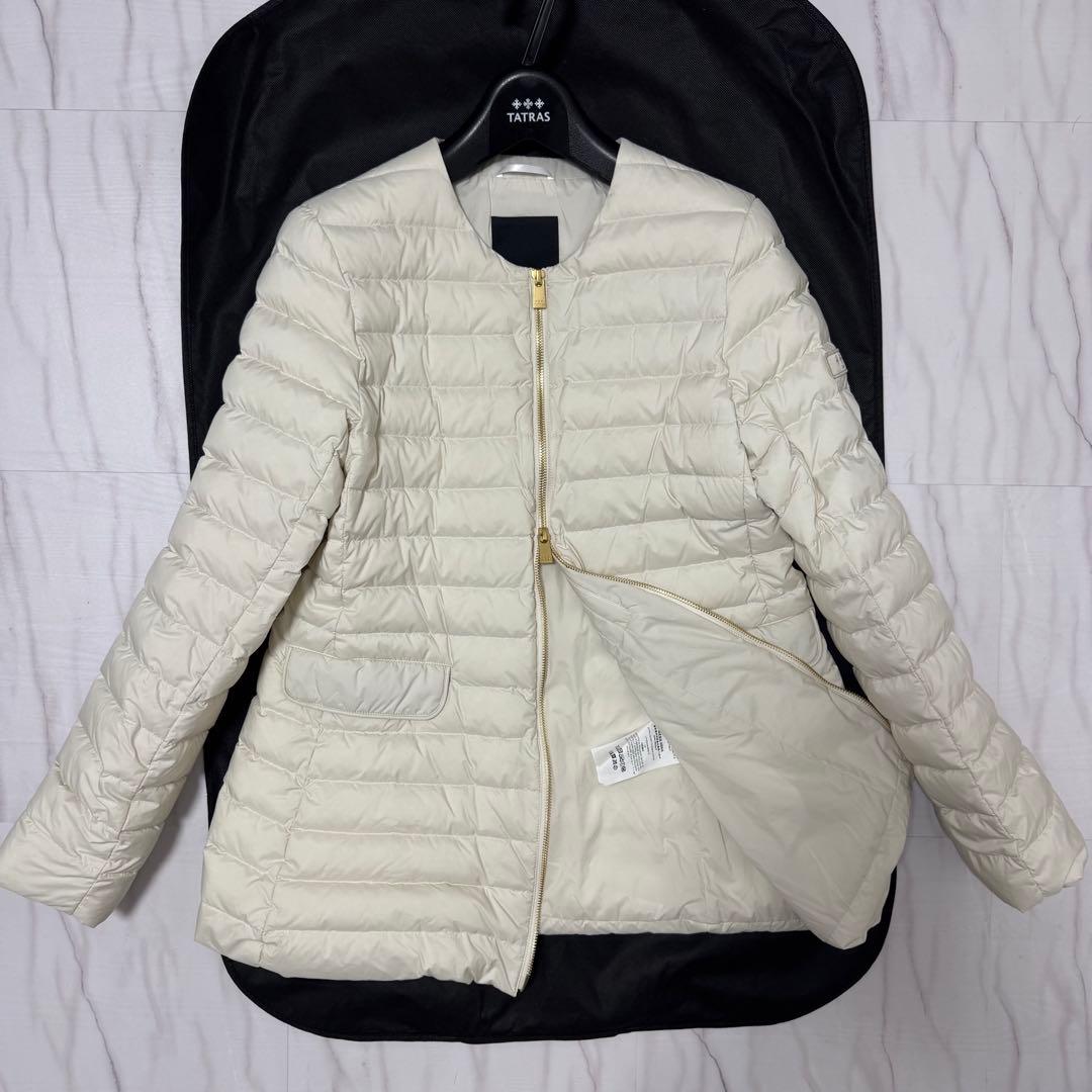 未使用級L✨24年製 タトラス ノーリーズ別注 ノコ ホワイト ハンガー付き TATRAS（タトラス） 【並行輸入品】 レディース ノーカラー ライト