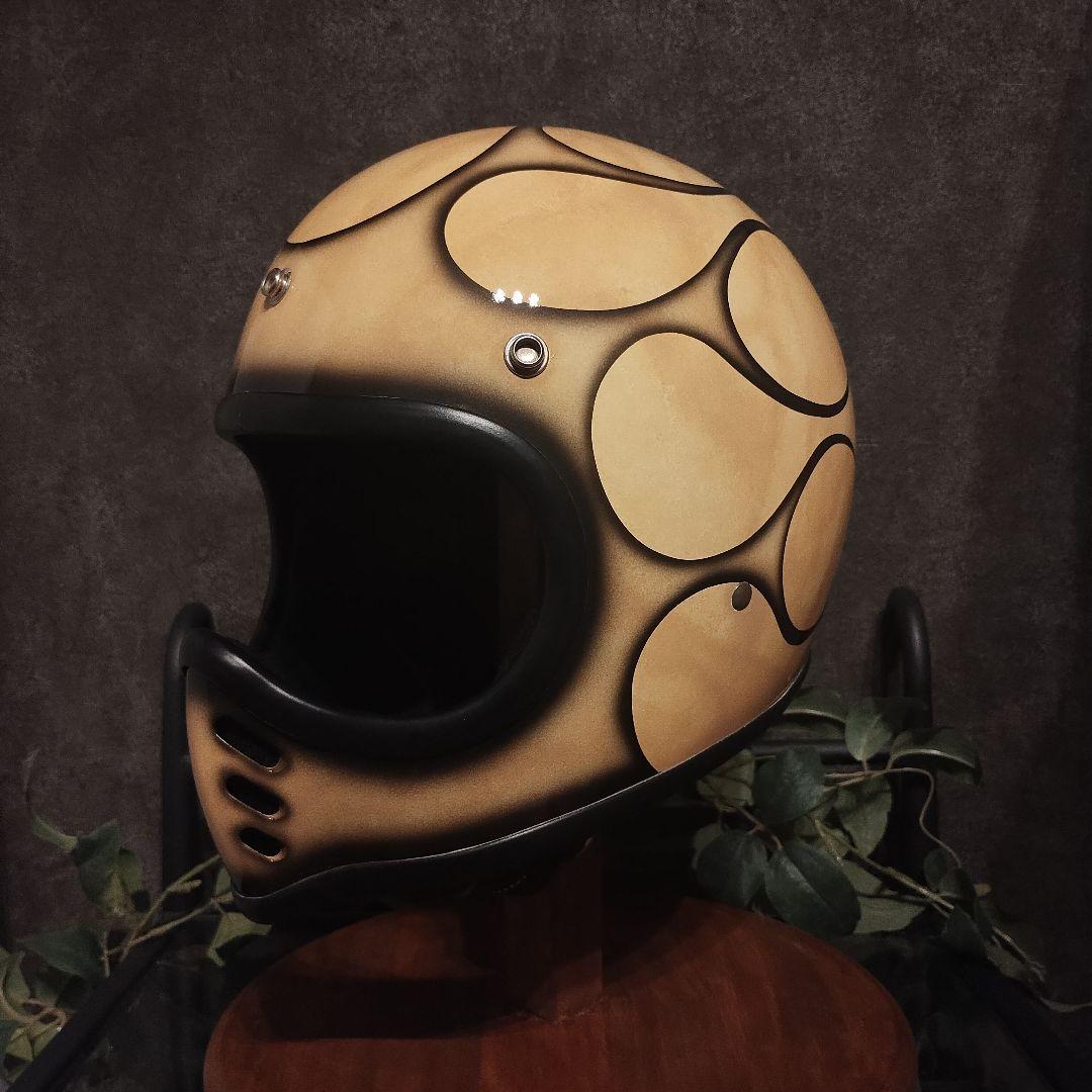 オーシャンビートル MTX カスタムペイント ヘルメット ファイヤー