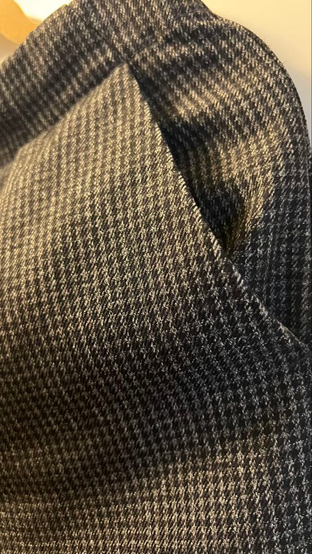 STILL BY HAND ポリエステルツイードチェックパンツ サイズ46 美品