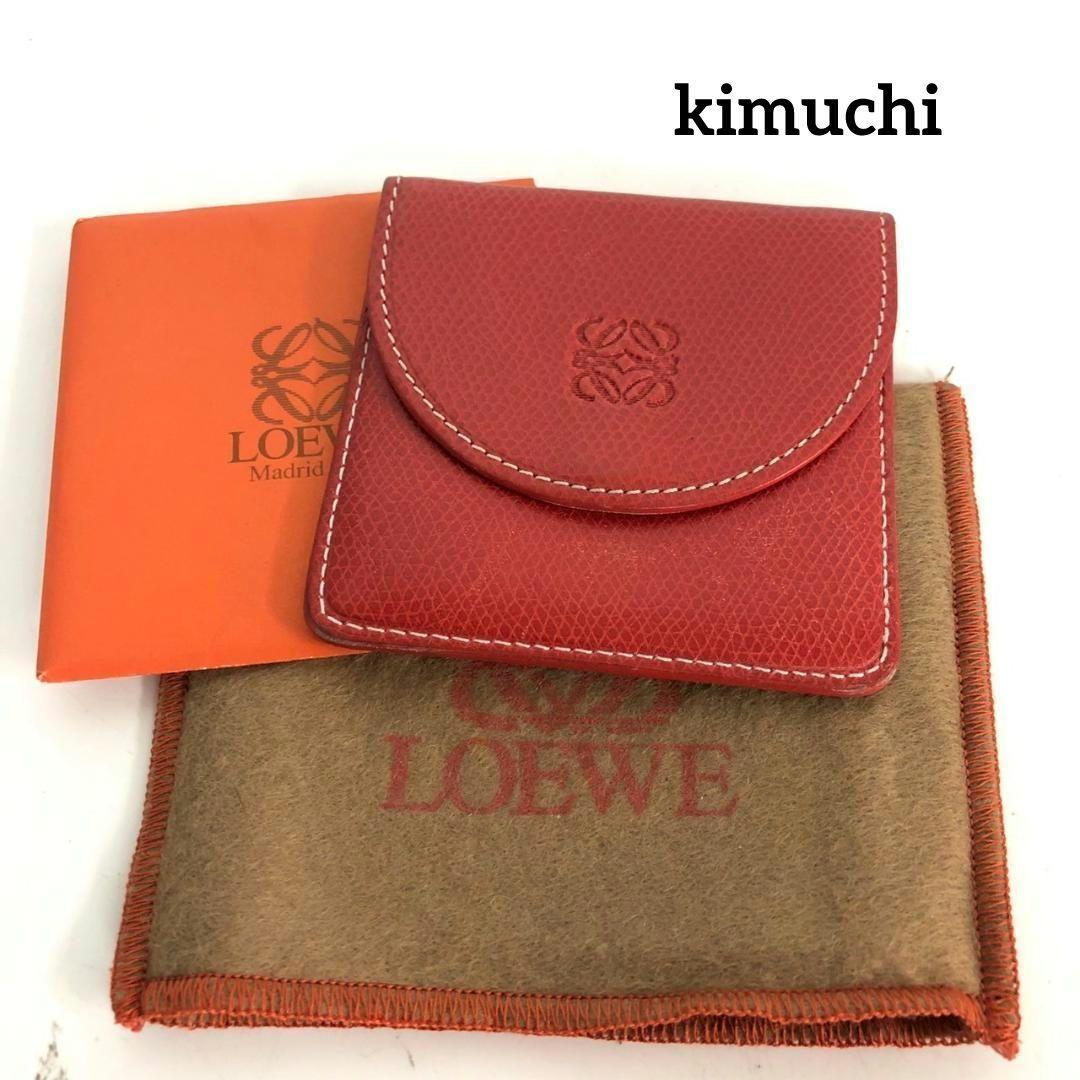 LOEWE ロエベ アナグラム 財布 レッド 小物 レディース ブランド