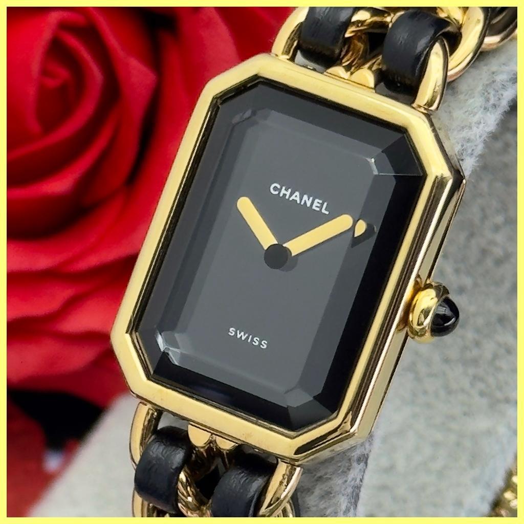 外装新品仕上 シャネル プルミエールM ゴールド クォーツ 腕時計 A30 シャネル CHANEL｜プルミエール｜クォーツ・1980年代製｜アンティーク