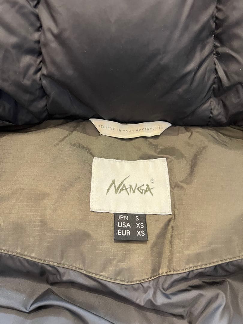 Shivさん専用】【美品】 NANGA ダウンジャケット オリーブグリーン S