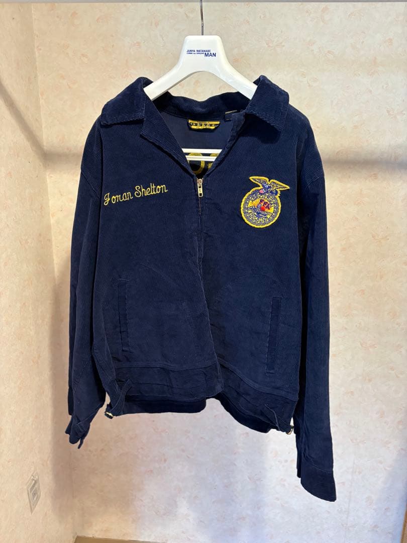 FFAジャケット　ネイビー FFAジャケット 復刻 レプリカ ミリタリージャケット コーデュロイ