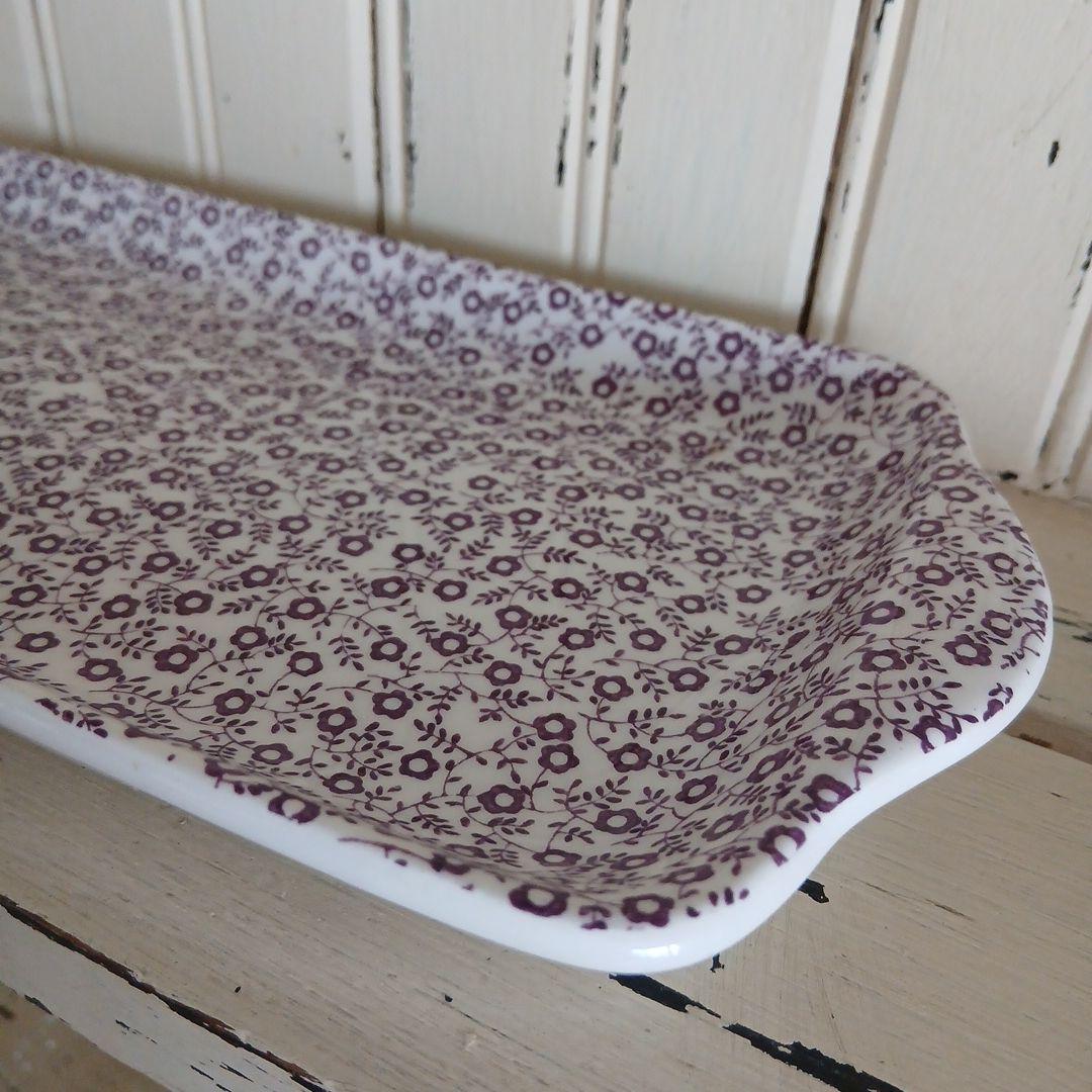 Burleigh バーレイ サンドイッチトレイ プラムフェリシティ イギリス