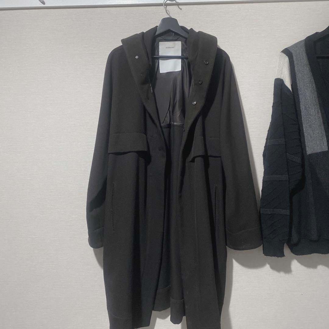 OVERCOAT 大丸製作所 2 フーデッドコート ウール サイズ2 ブラウン
