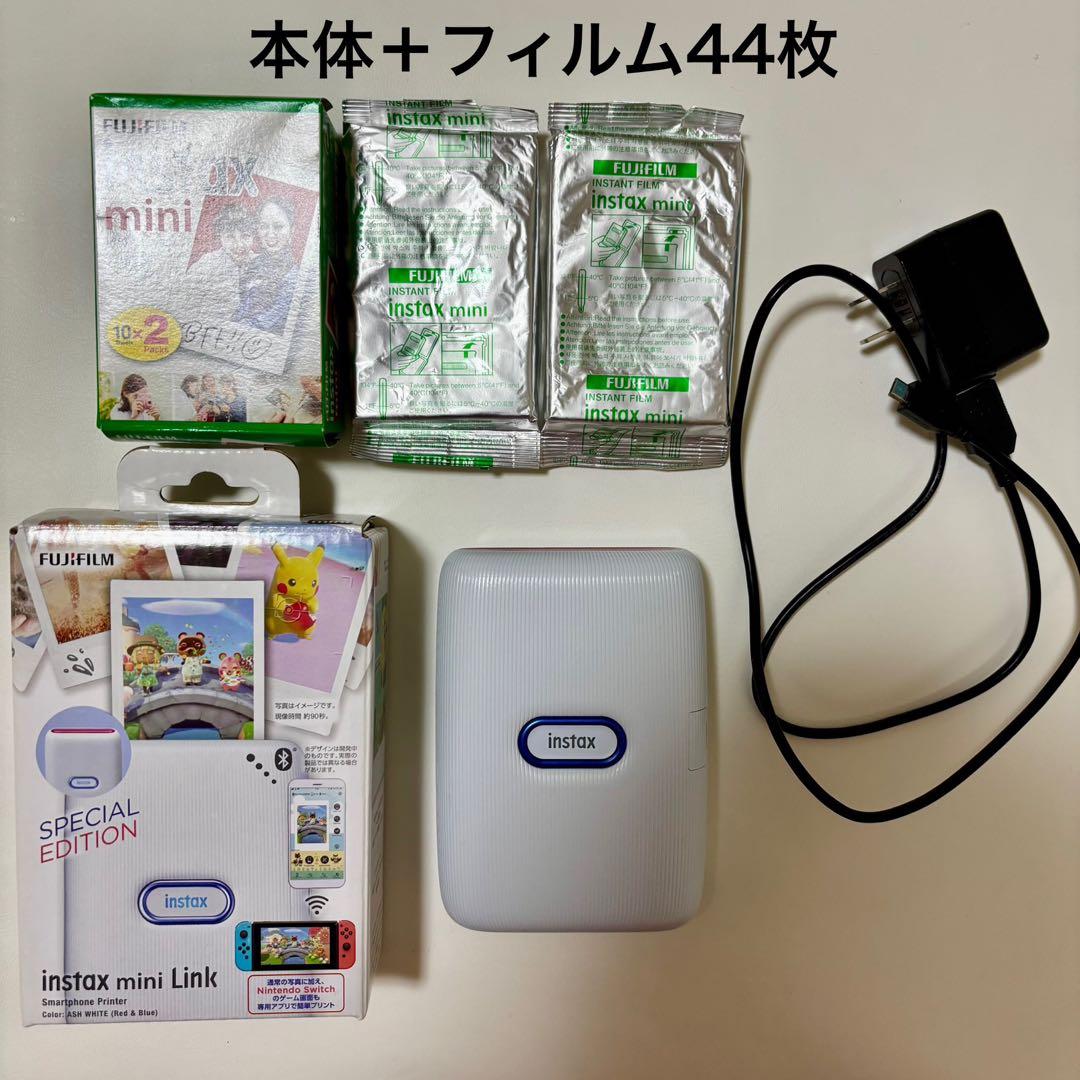 インスタックスミニリンク フィルム44枚付 楽天市場】チェキ スマホプリンター instax mini Link3 本体 クレイ