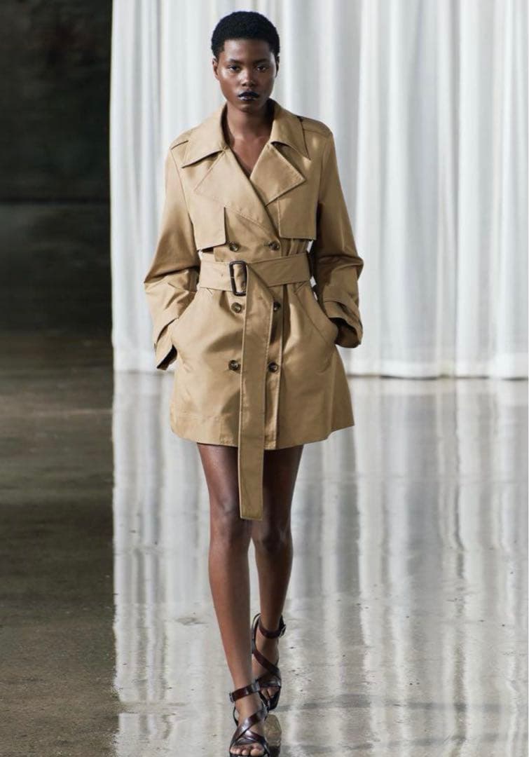 みゃみゃ様専用ZW COLLECTION ベルト クロップド トレンチコート