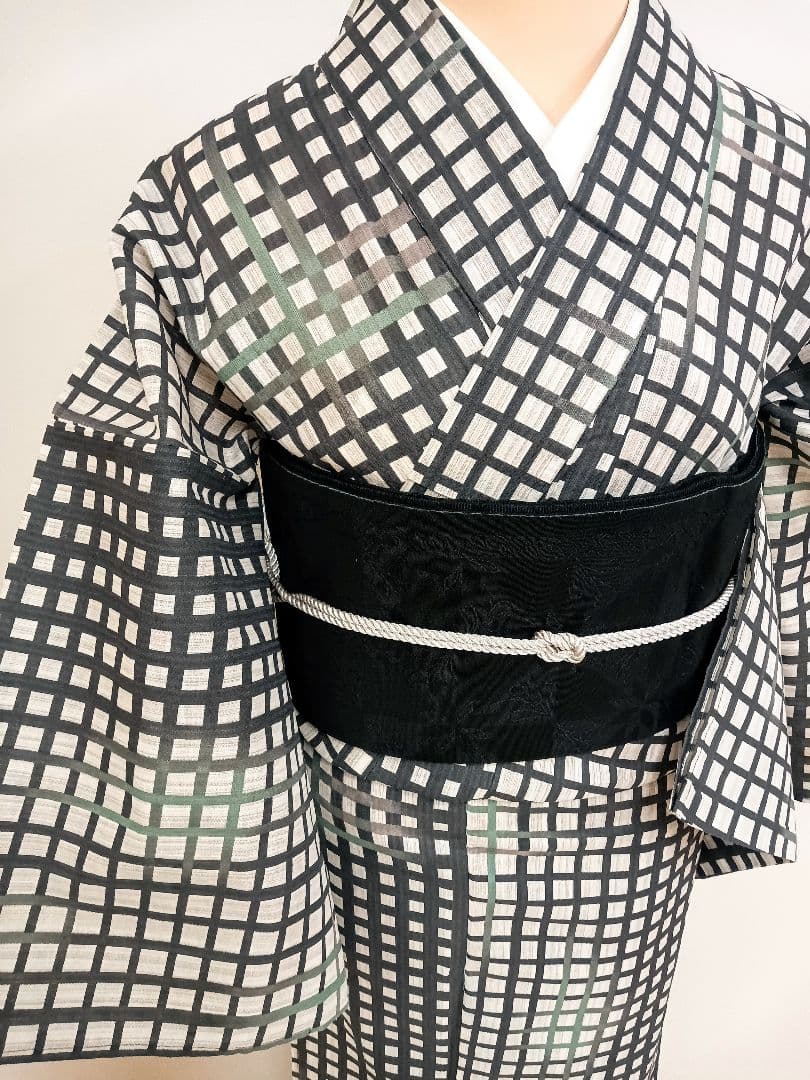 綿麻浴衣　トールサイズ　裄70cm 綿麻浴衣 トールサイズ 裄70cmの通販 by ゆーちゃん's shop｜ラクマ