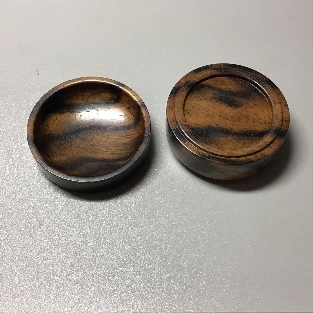 縞柿 黒柿 ミニ食蘢 小物入れ 香合にも - メルカリ