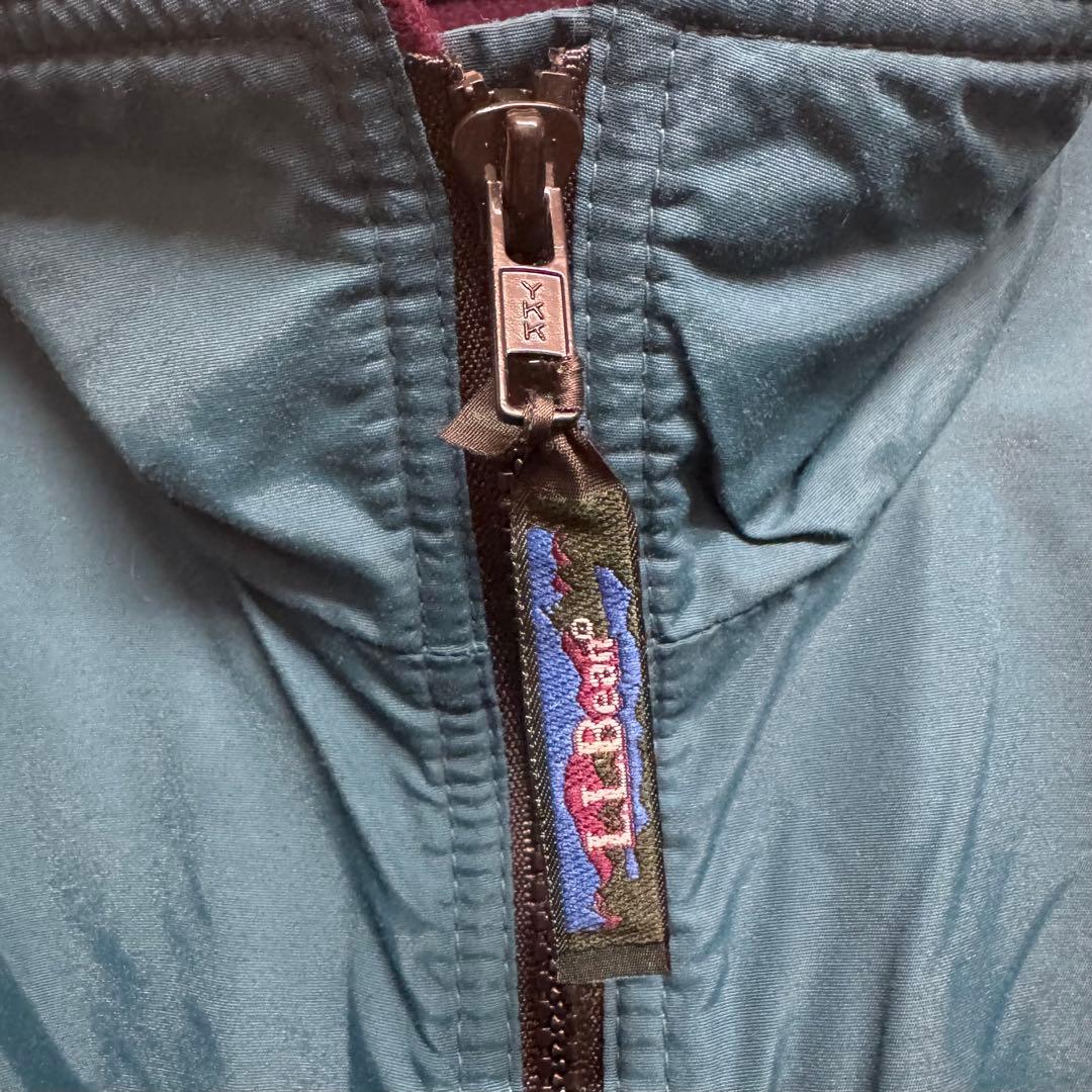 L.L.Bean Warm-up Jacket メンズM相当 ブルーグリーン