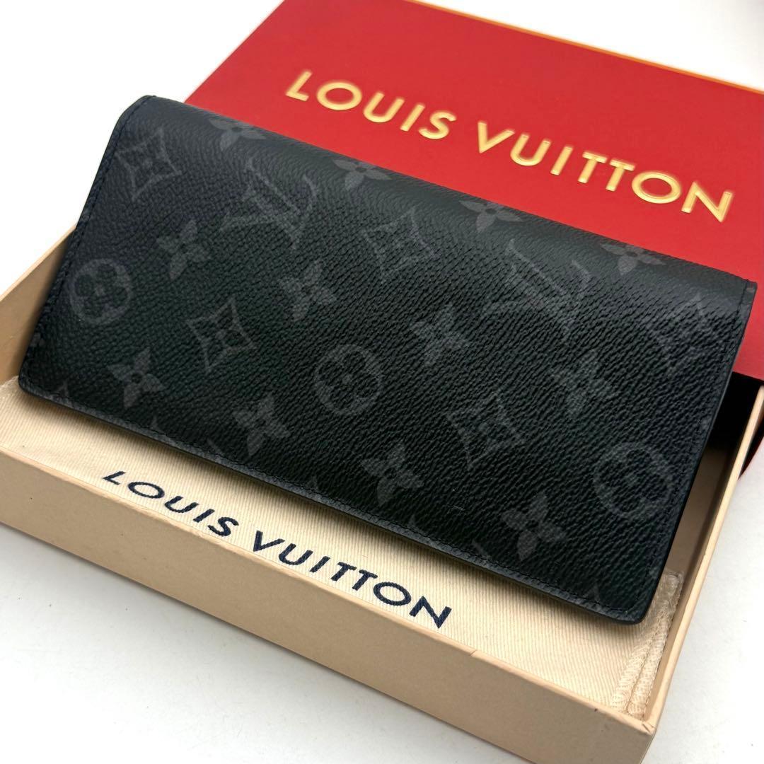 極上美品】 ルイヴィトン モノグラムエクリプス ポルトフォイユ ブラザ