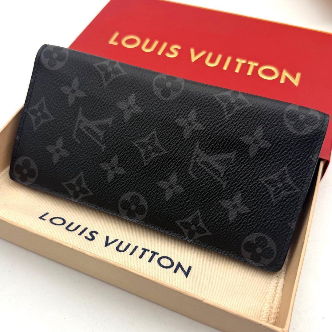 極上美品】 ルイヴィトン モノグラムエクリプス ポルトフォイユ ブラザ