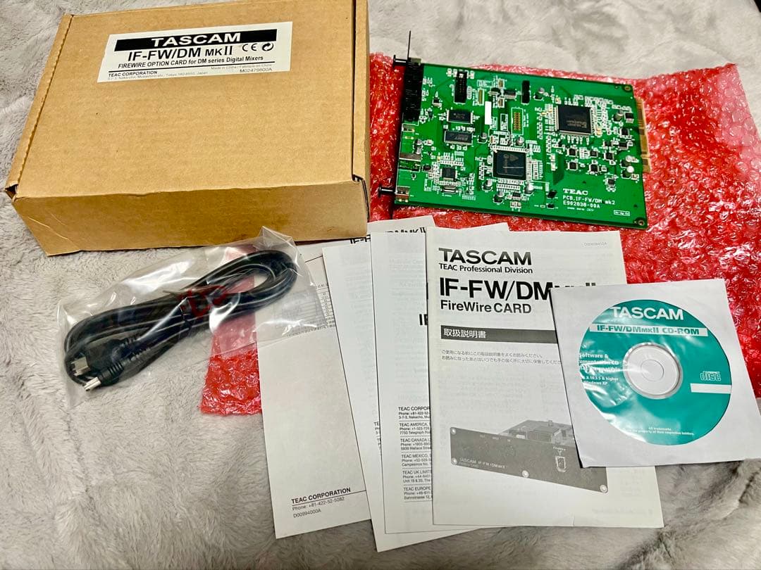 新品級✨ TASCAM IF-FW/DM mkII FireWire 付属品完備 if-fw_dmmkii.jpg