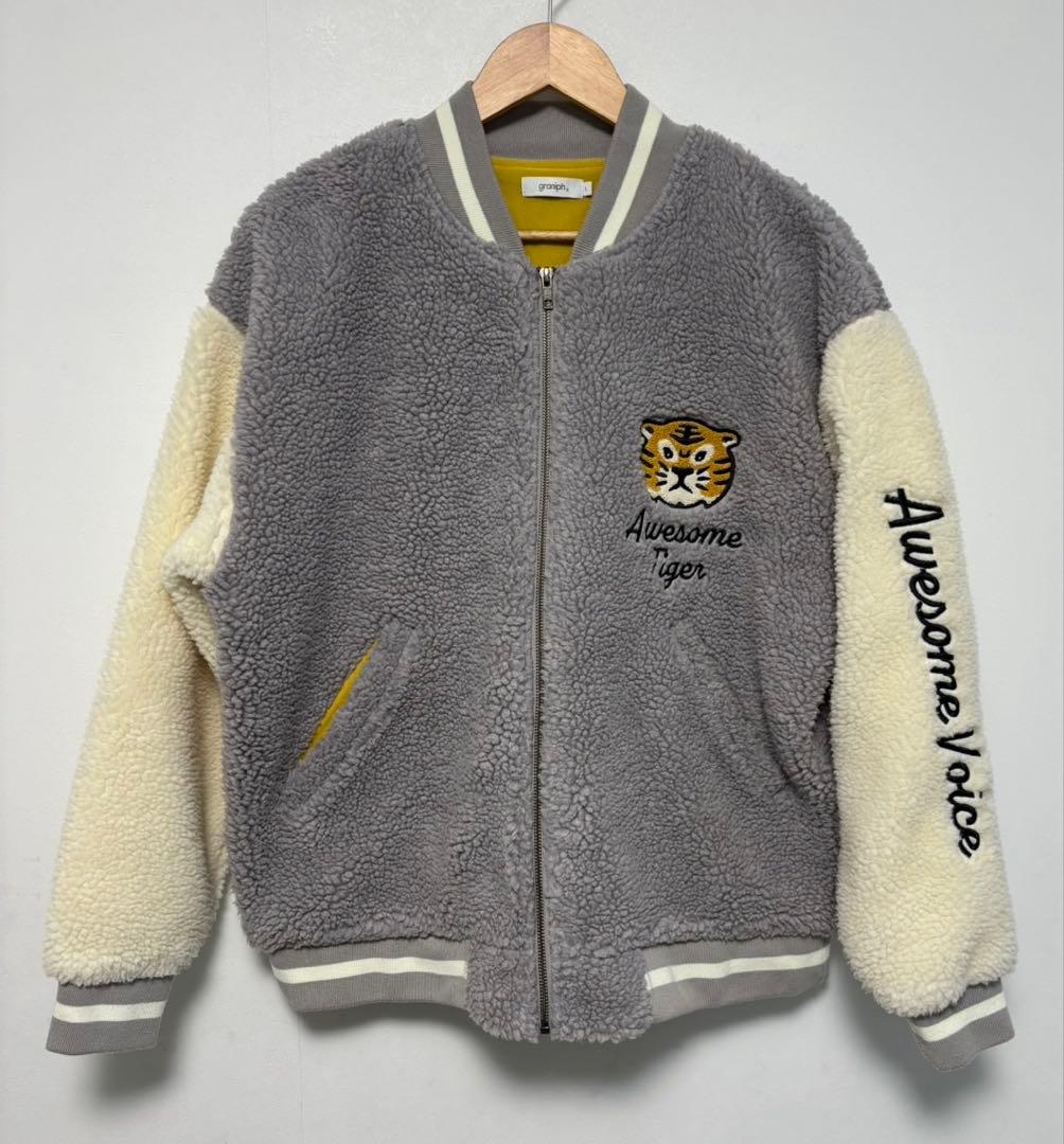 グラニフ オーサムタイガー ボアスタジアムジャンパー ブルゾン
