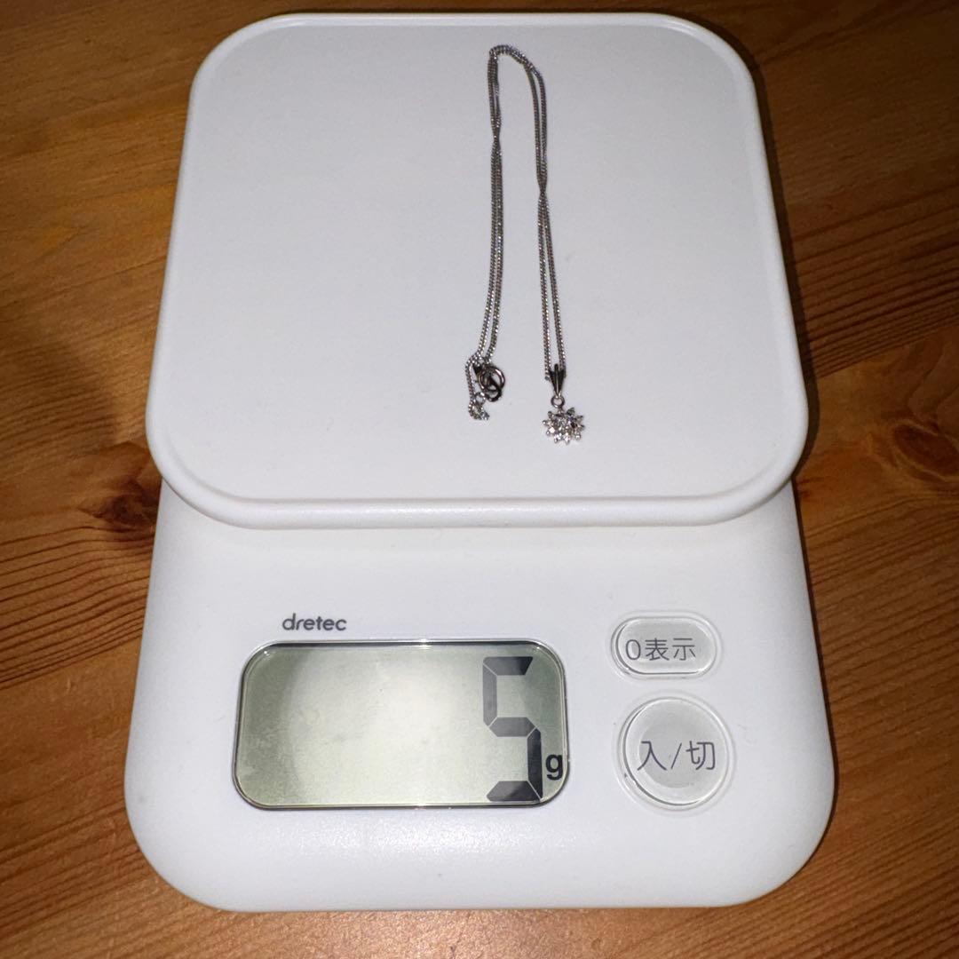 プラチナネックレス Pt850刻印あり 総重量約5g ペンダント付 24刻印 喜平 ネックレス Pt850 トリプル 12面 55g 55cm 造幣局検定マーク