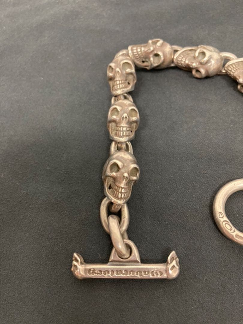 値下げ！GABOR ガボール 生前 8スカルブレスレットGaboratory